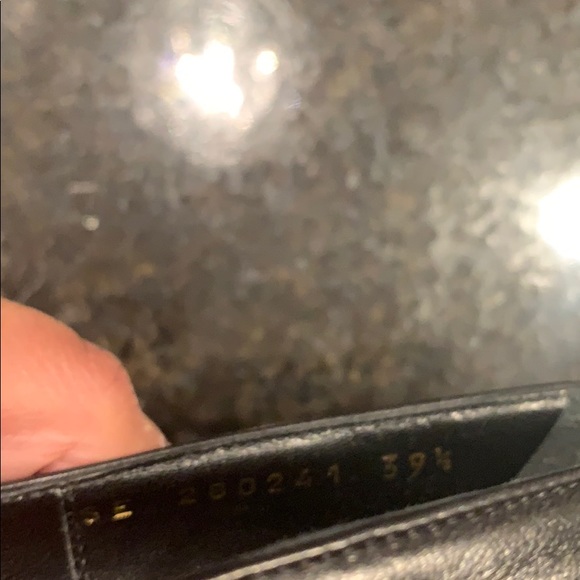 YSL Women's Round Toe Platform Pumps Leather Black - Picture 8 of 8